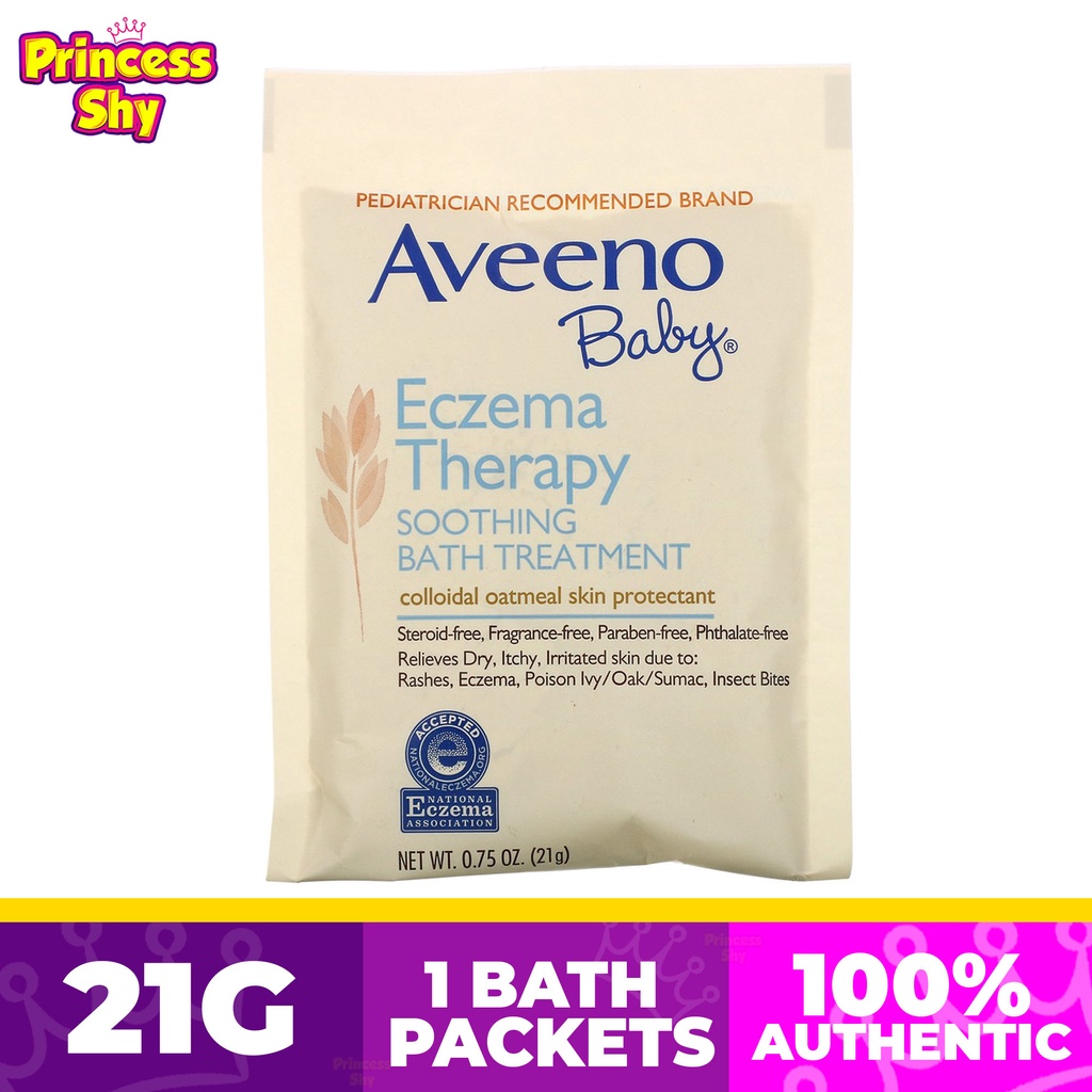 Aveeno Baby Eczema Therapy Soothing Bath Treatment Colloidal Oatmeal