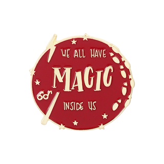 Ready Stock Quick Shipping Free Anti-Exposure Brooch Harry Potter Merchandise Metal Badge Pin Buckle Creative Unique #6
