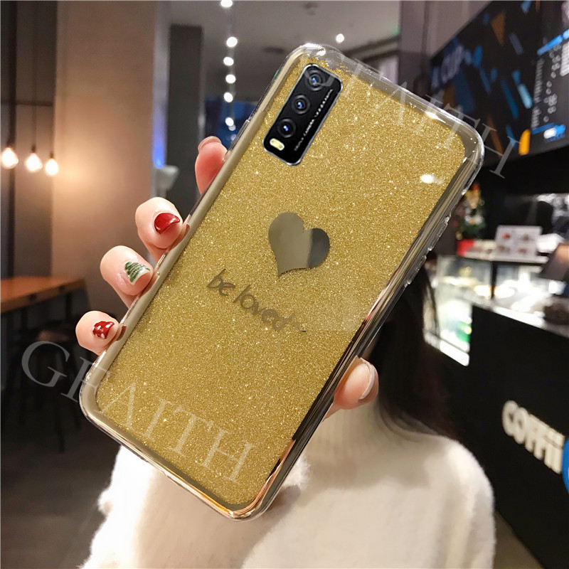 Available Phone Case For Vivo Ys G Vivo Yi Back Cover Fashion Luxury Bling Gold Glitter Casing Be Loved Vivo Ys Y 21 Shopee Philippines