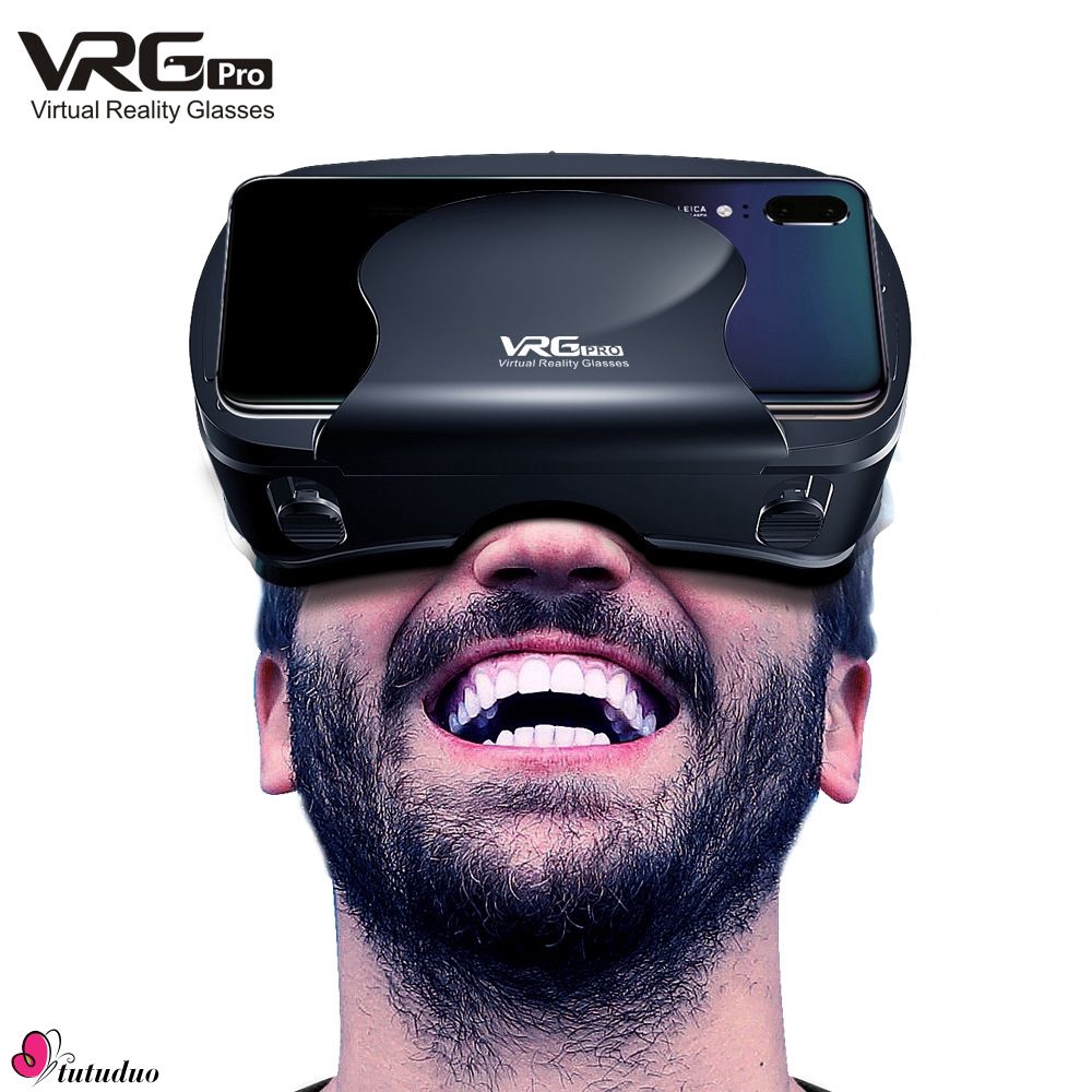 Vrg Pro 3d Vr Glasses Virtual Reality Full Screen Visual Wide Angle Vr Glasses For 5 To 7 Inch