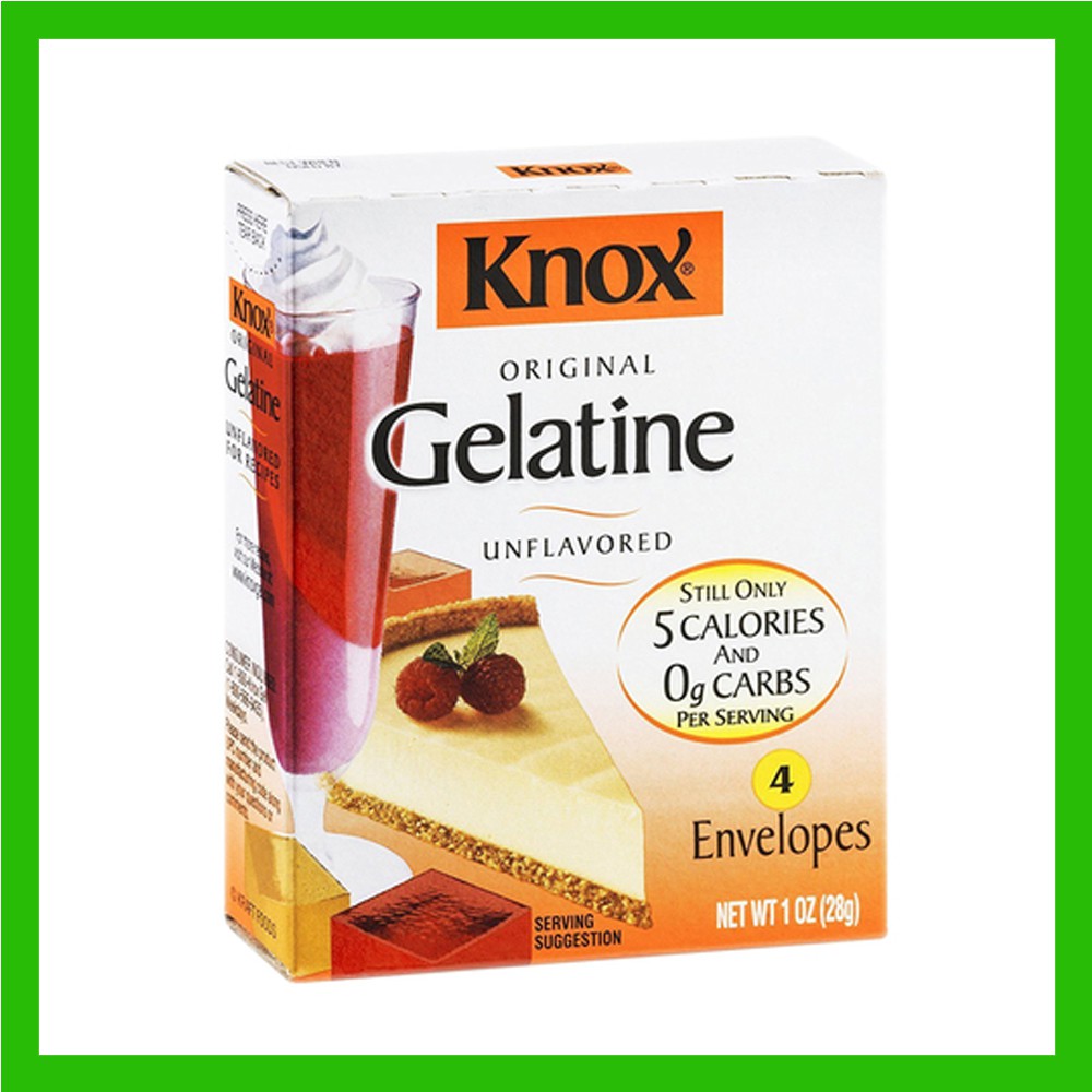 Knox Unflavored Gelatin Mix 28g Shopee Philippines