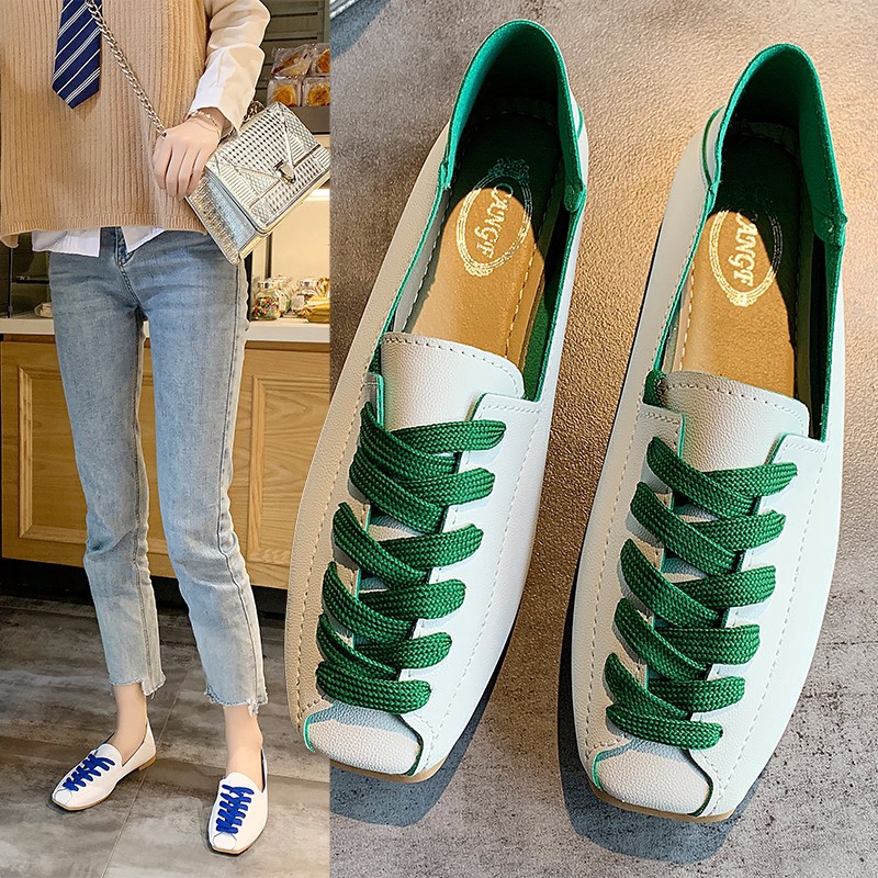 lace up flat shoes ladies