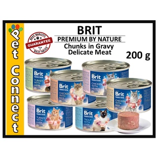 Free Shipping COD∈Brit Premium by Nature Canned Food for Cats 200g Can Wet Food Available in 6 Flavo