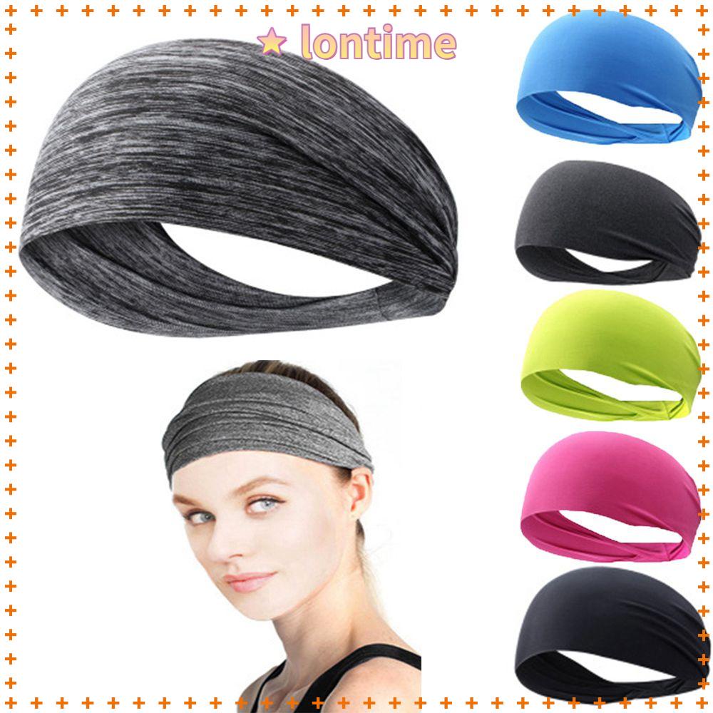 LONTIME Elastic Yoga Headband Sport Sweatband Running Fitness Hair Band
