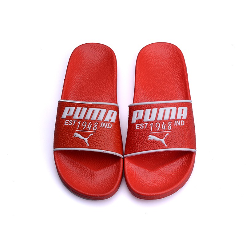 puma sandals red