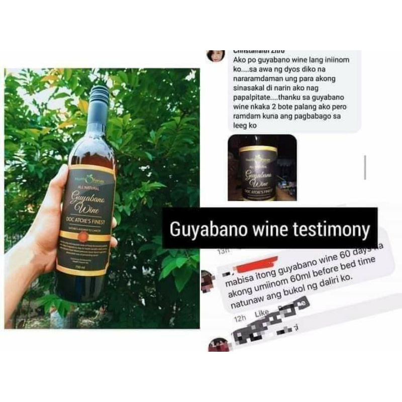Zynergia Guyabano Wine Shopee Philippines