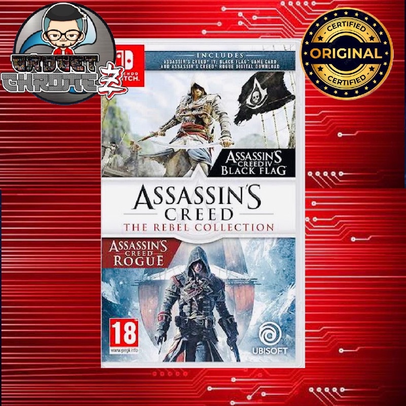 Assassins Creed The Rebel Collection Nintendo Switch Game Brandnew Shopee Philippines