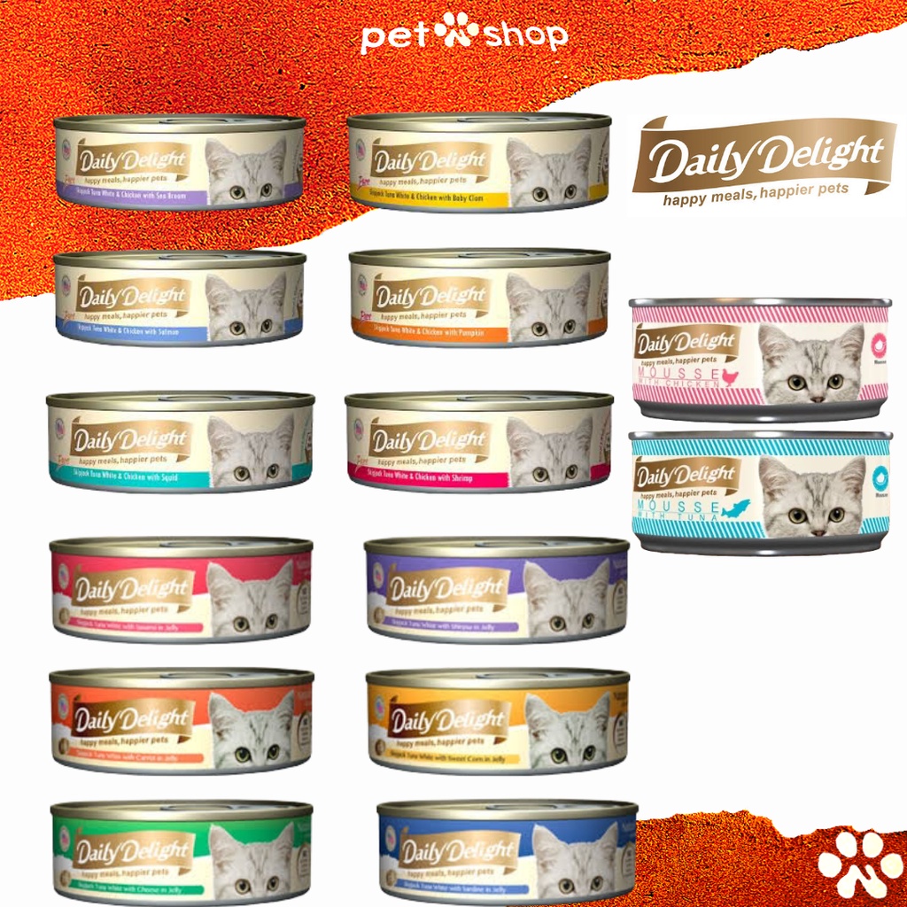 Daily Delight Cat Food 80 grams Pet Food Shopee Philippines