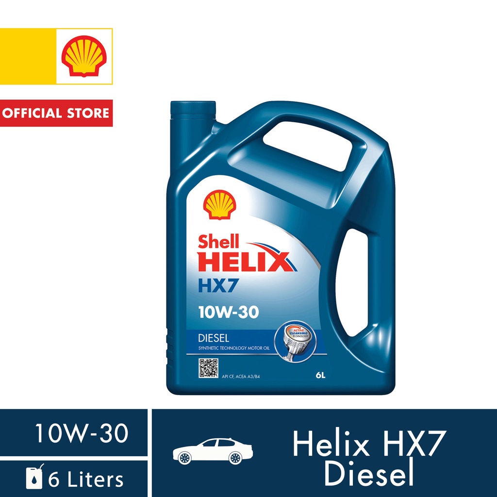 Shell Helix HX7 Diesel 10W30 (6Liters) SemiSynthetic Diesel Engine