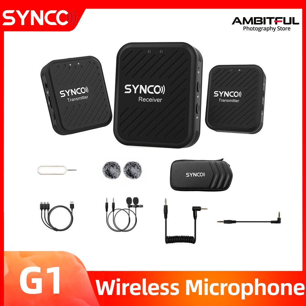 SYNCO G1 G1A1 A2 Wireless Microphone Home Studio Video Shooting Camera ...