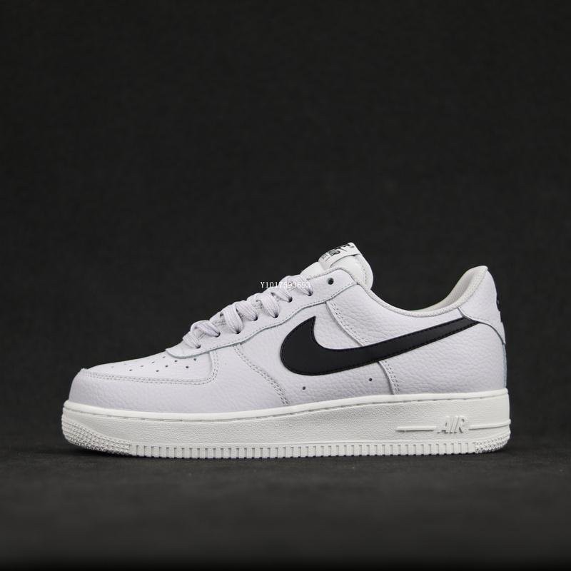 gray and black air force 1