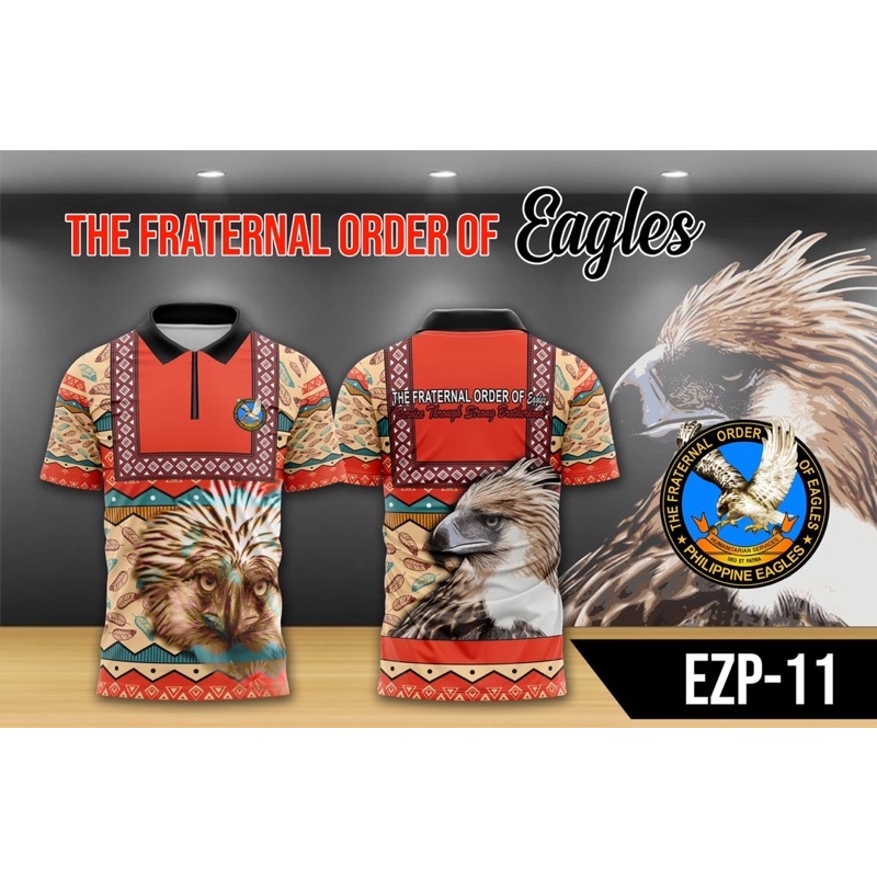 The Fraternal Order Of Eagles Fully Sublimated Polo Batch 1 Shopee