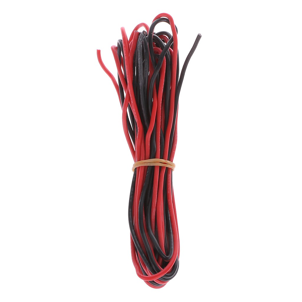 18 AWG Silicone Wire Red/Black 3'