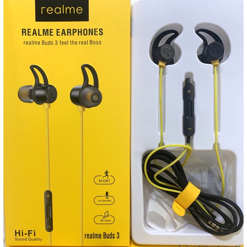 realme earphone with mic