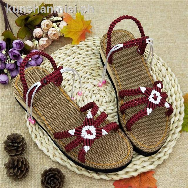 woven basket sandals