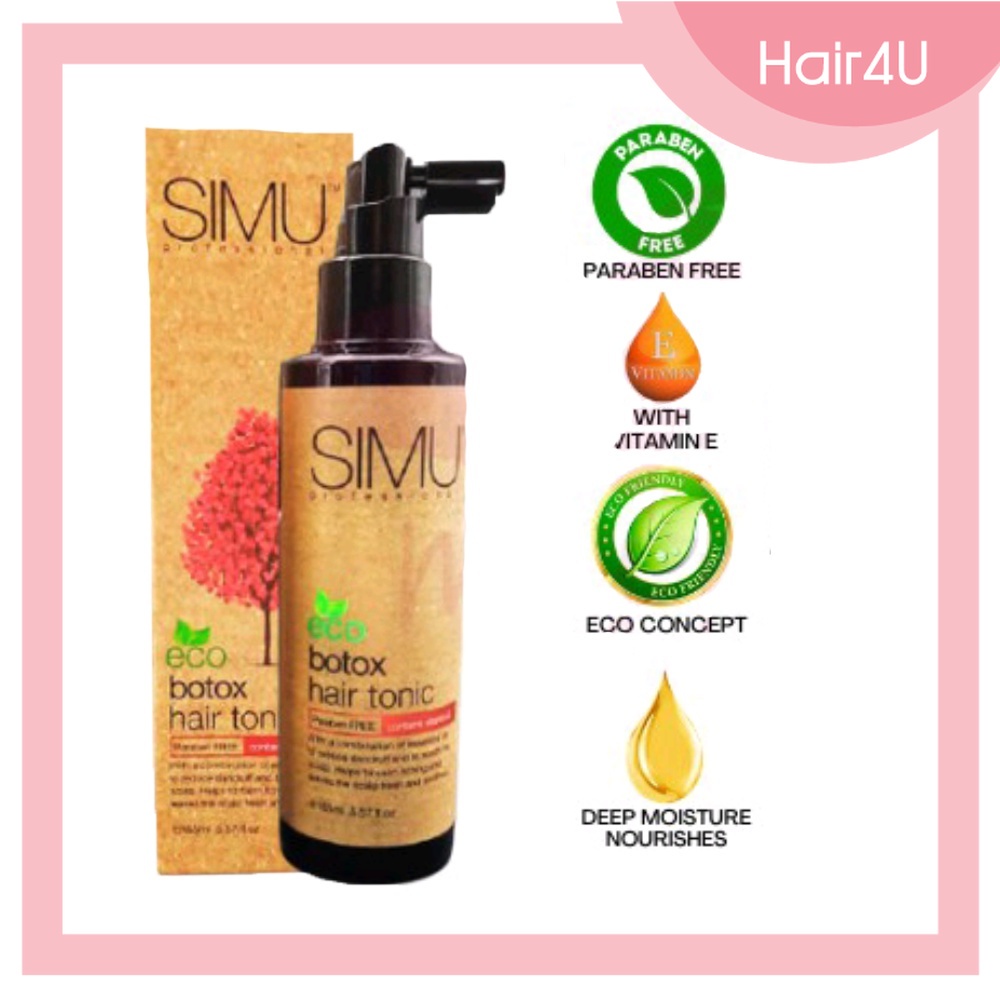 SIMU Professional Eco SLS Free Botox Hair Tonic WITH PANAX GINSENG
