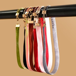 7Pcs/Set Colorful Velvet strip Choker Necklace Retro Gothic Collar Necklace #3