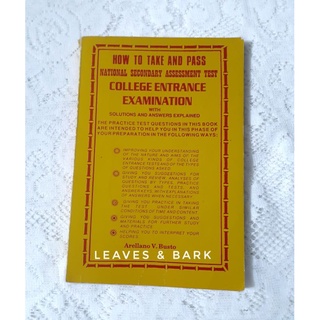 How to take and pass National Secondary Assessment Test College Entrance Examination #1