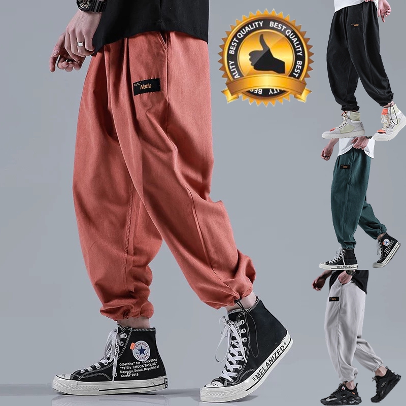 mens baggy capri pants