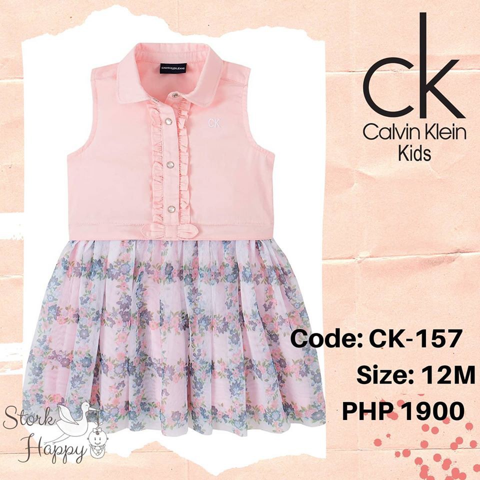 calvin klein baby girl dress