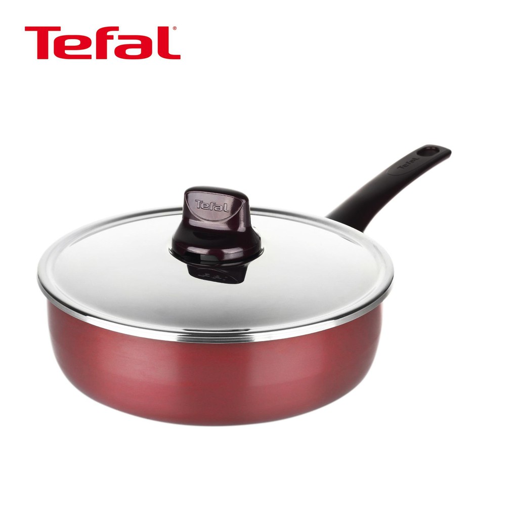 Saute Pan With Lid Tefal Bruin Blog