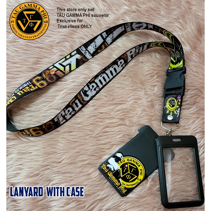 TAU GAMMA PHI FRATERNITY LANYARD ID LACE SOUVENIR | Shopee Philippines