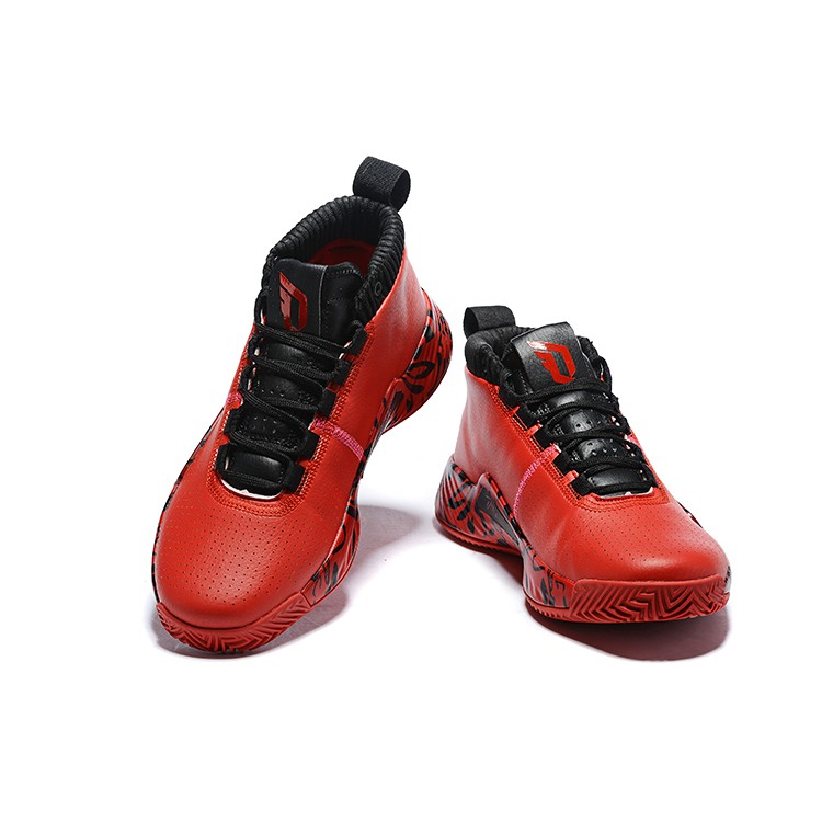 damian lillard shoes red