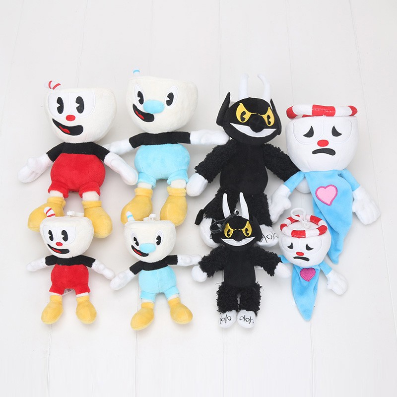 cuphead and mugman plush toys