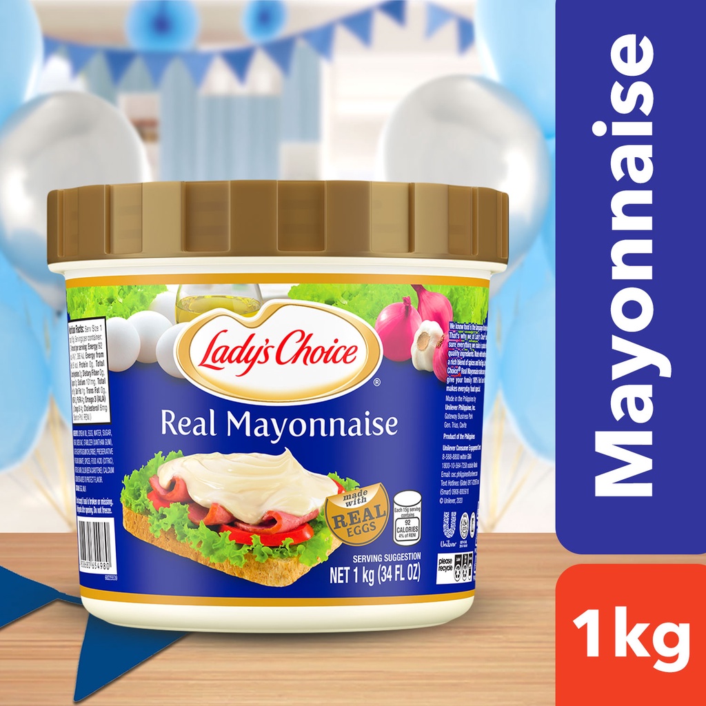 Lady's Choice Real Mayonnaise Regular 1KG Shopee Philippines