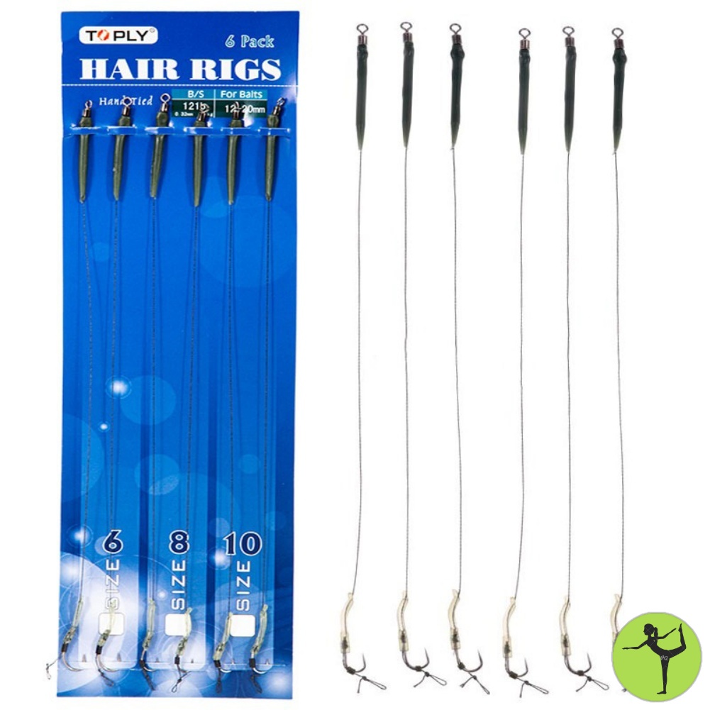European Carp Fishing Set Skewer Hook with Casing Hair Rig Nylon ...