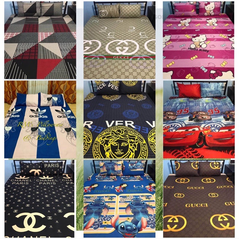 100 PREMIUM CANADIAN COTTON bedsheet Shopee Philippines