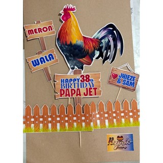 Hari Manok Cake Topper Set Shopee Philippines