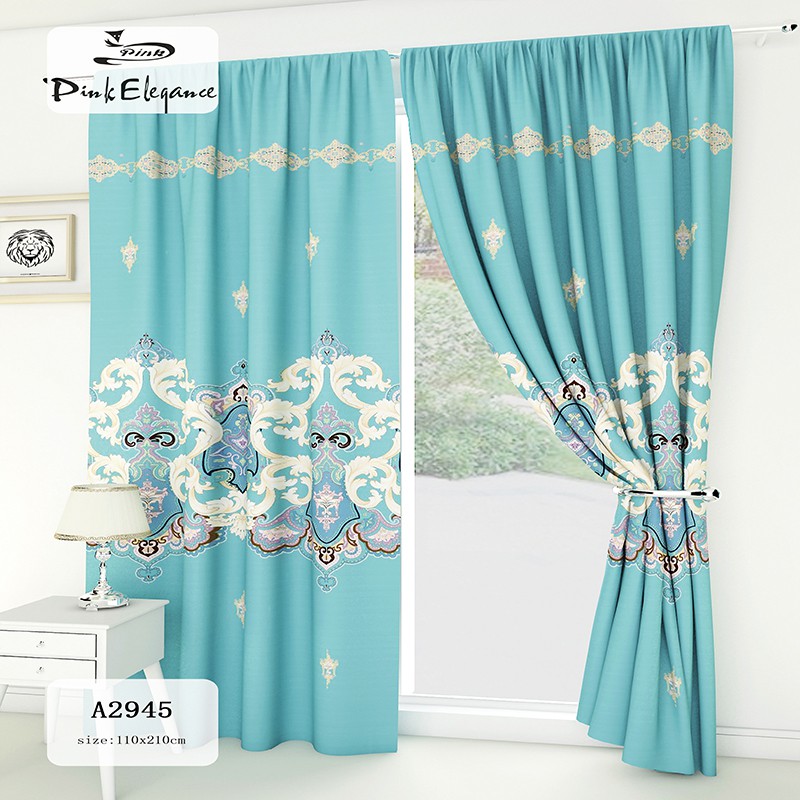 7 Curtain For Home Window And Door Kurtina Size 110x210cm Shopee Philippines