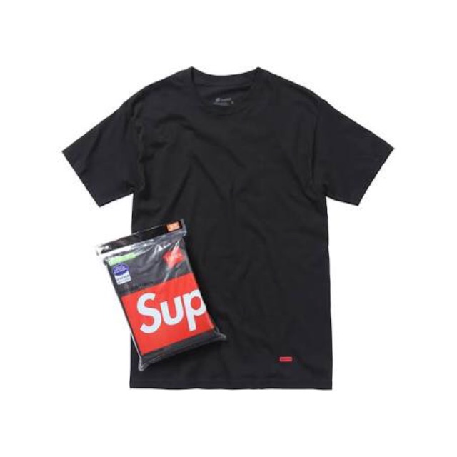 tee supreme x hanes