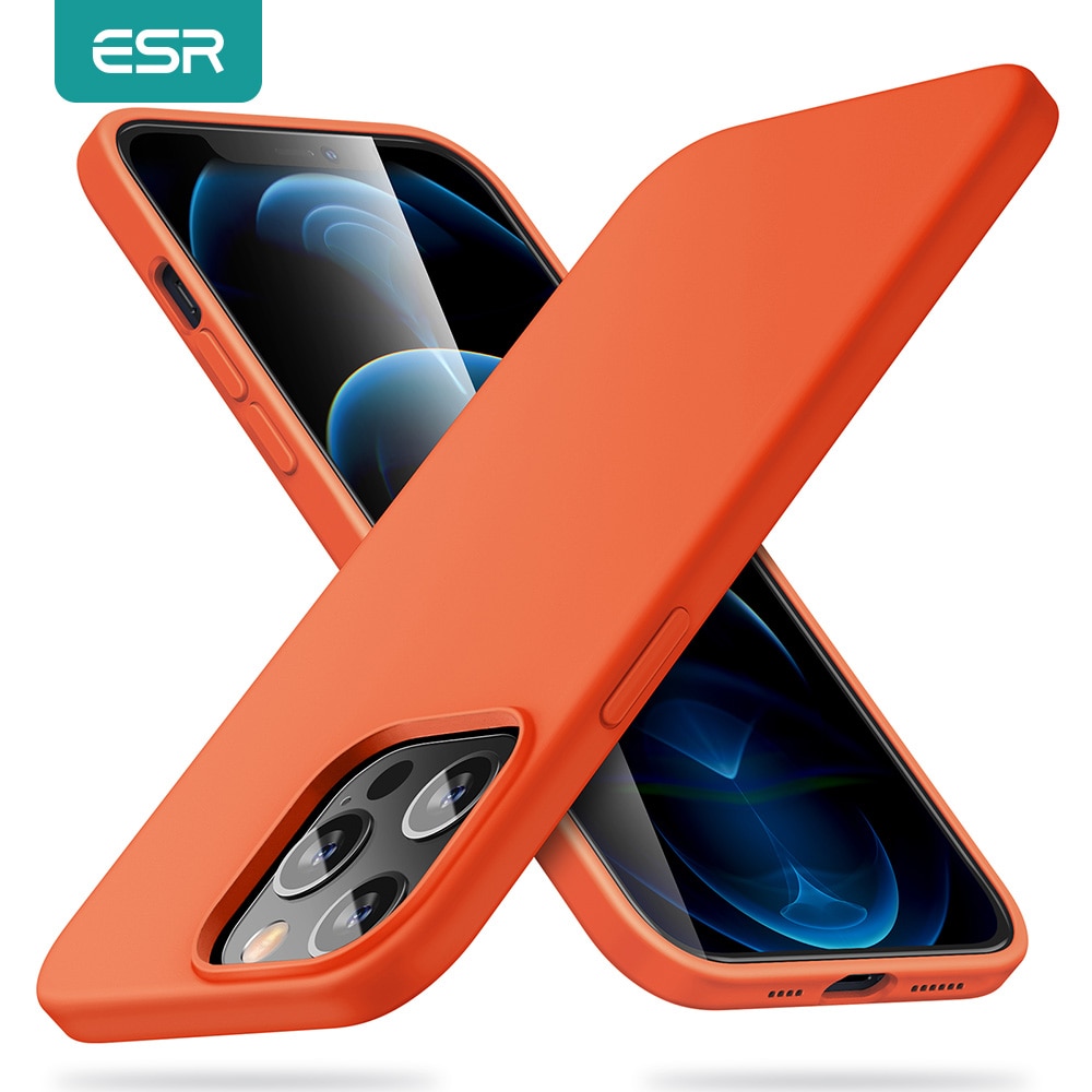 ESR Compatible with iPhone 12 Case Silicone Rubber Case Compatible with