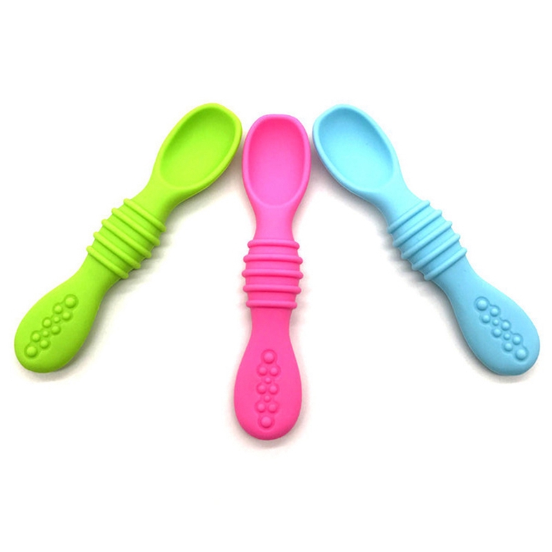 baby spoons silicone