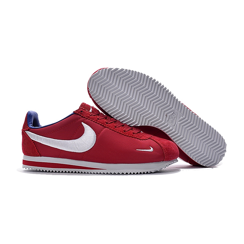 nike classic cortez embroidered sneaker