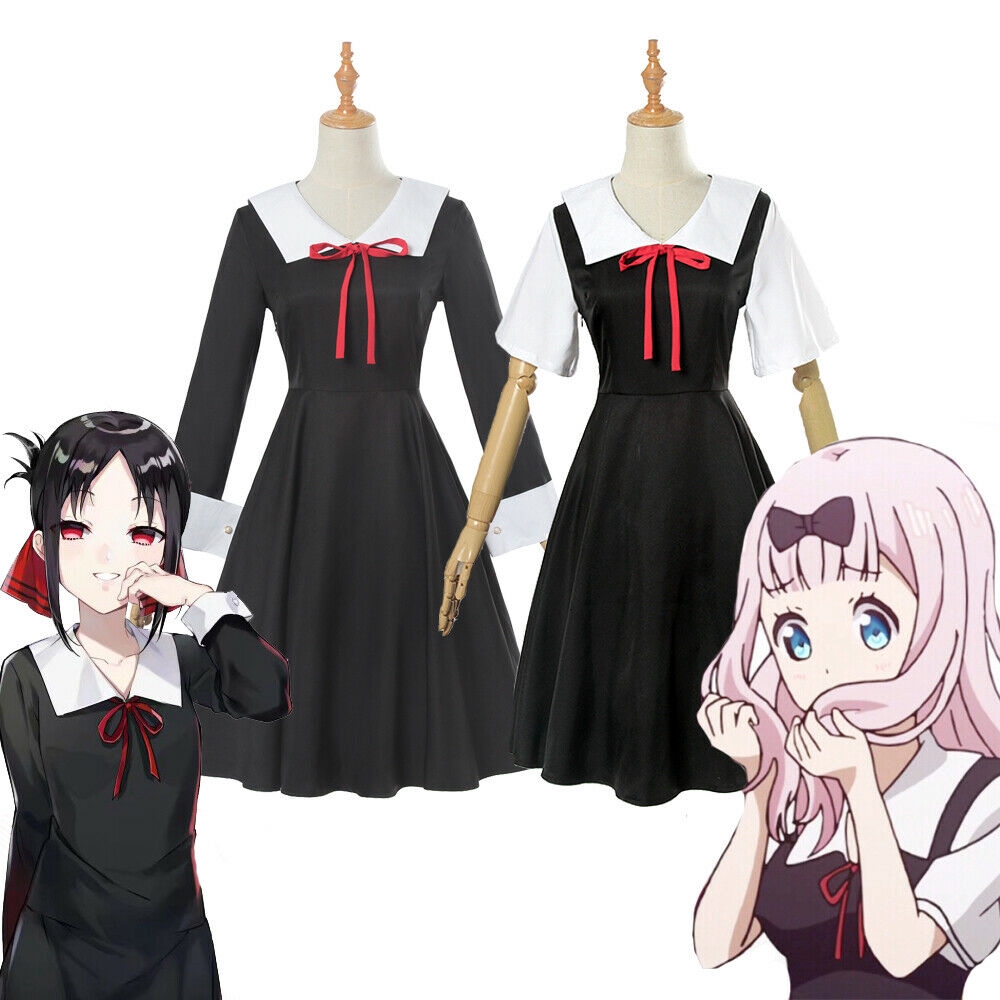 Anime Kaguyasama Love Is War Shinomiya Kaguya Fujiwara Chika Cosplay Costume Uniform Fancy Dress Shopee Philippines