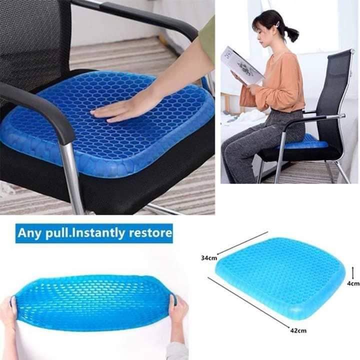 Dinner Wheelchair Driving SUPSOO Gel Seat Cushion Pressure Absorbs Honeycomb Sitter Elastic Support Chair Pad for Office 