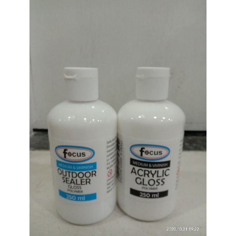 focus outdoor sealer / acrylic finisher /clay polish / gloss varnish