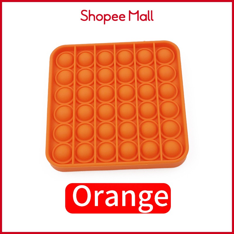 pop it big pop it set pop it Square orange Pop Its Round Fidget Toy