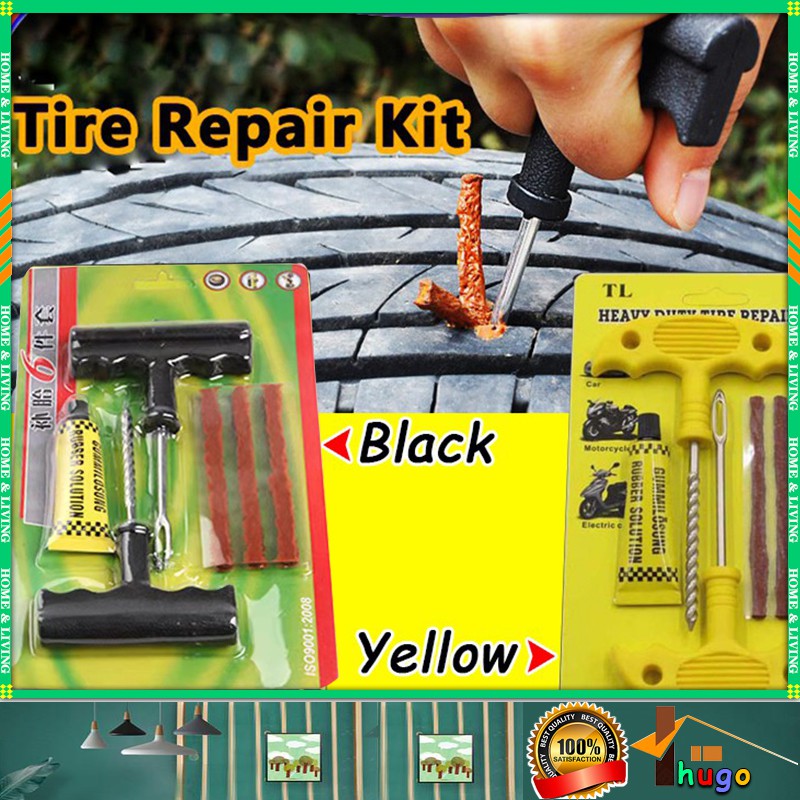 【ToolMaster】6Pcs Car Tire Repair Tool Kit For Tubeless Emergency Tyre