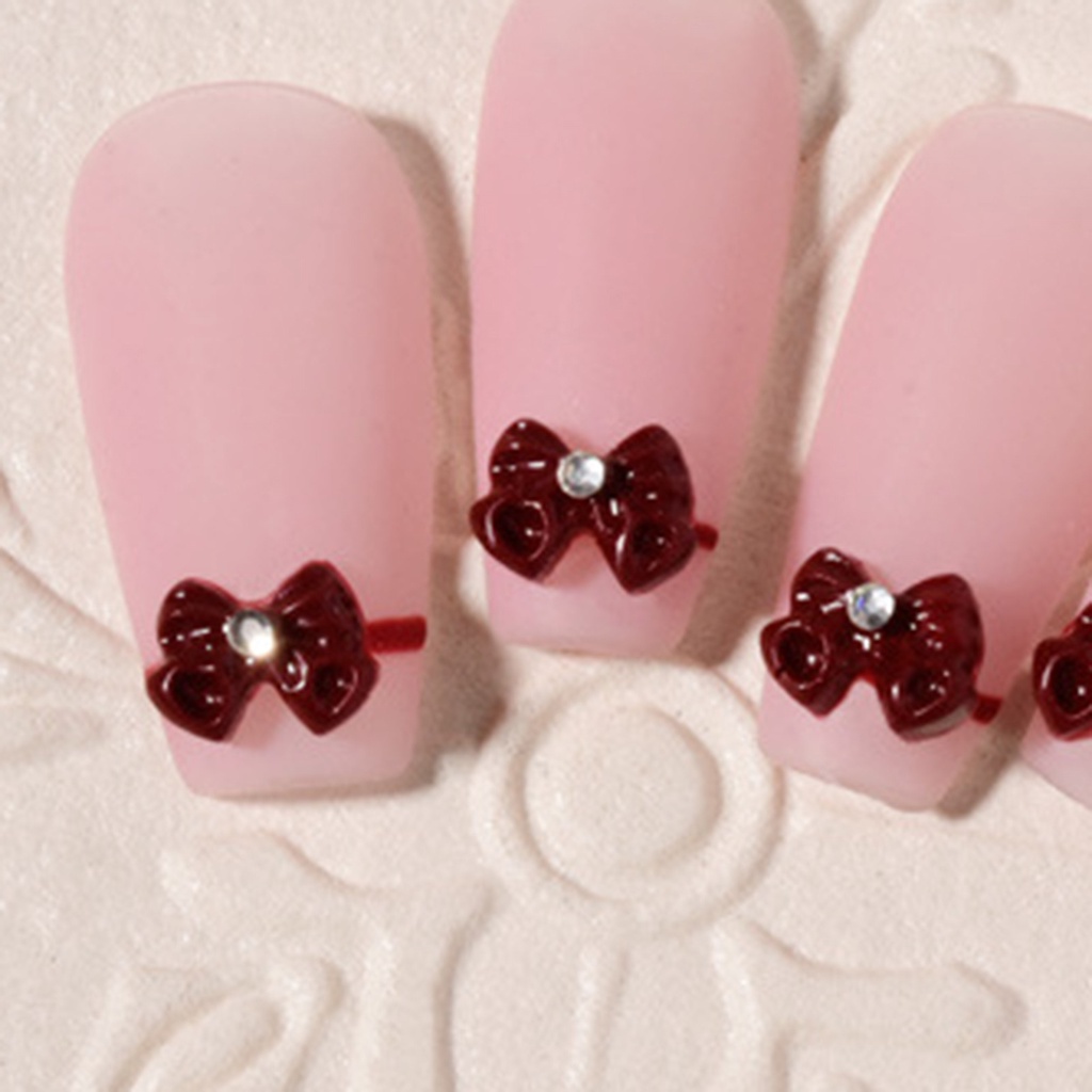  Bowknot Carving Mould Safe Exquisite Thick Three Dimensional Bow Mold for Nail Salon