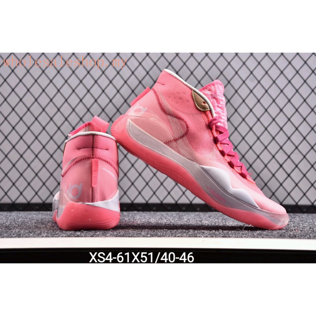 pink basketball shoes mens