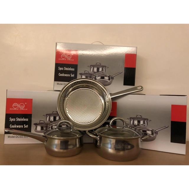 5pcs stainless cookware Shopee Philippines