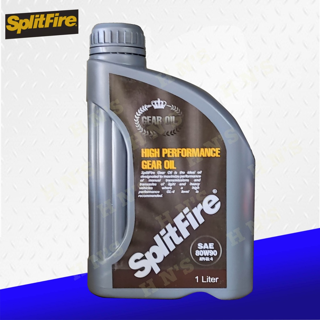 Splitfire Gear Oil GL-4 80W-90 1L ( 1 Liter ) | Shopee Philippines