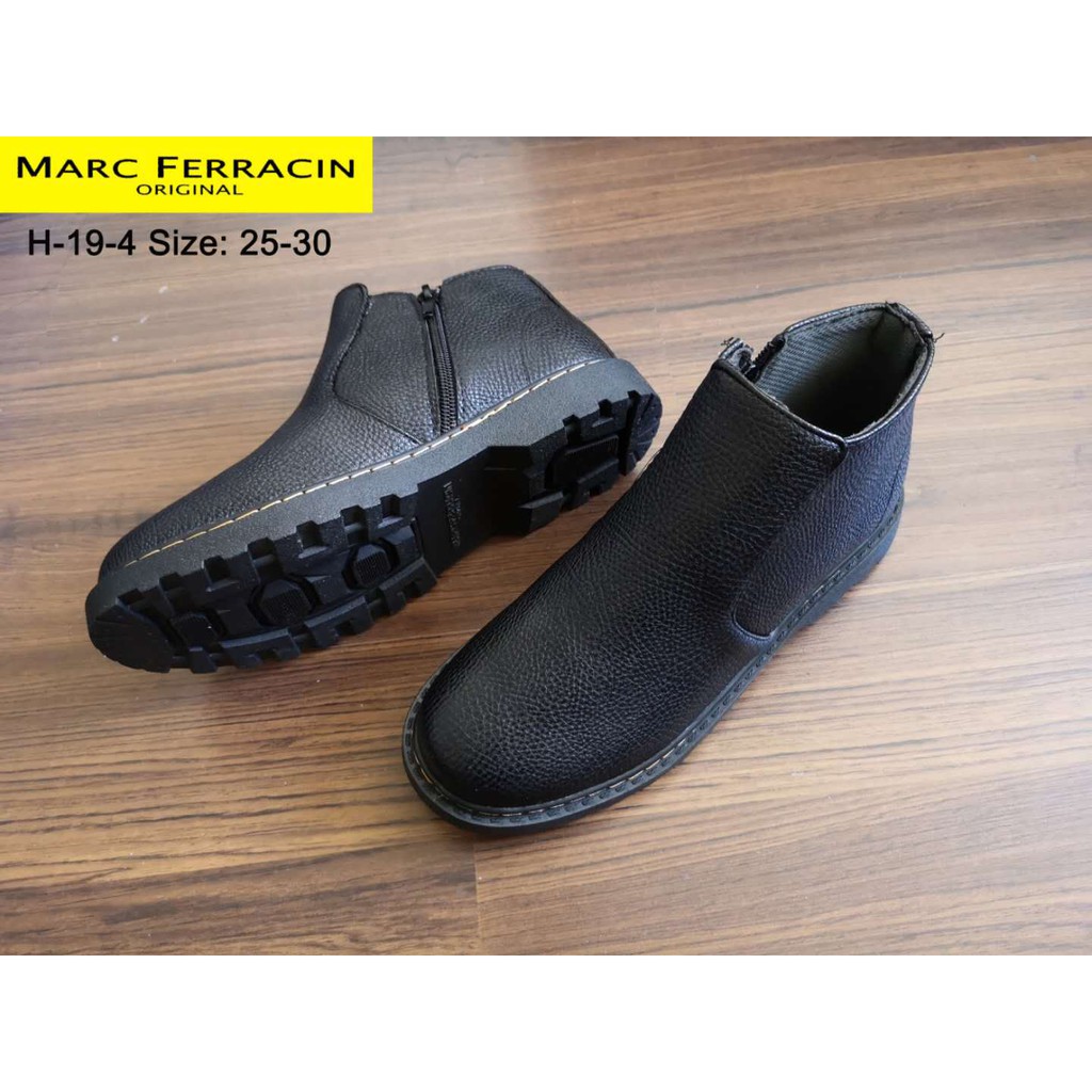 boys black school boots