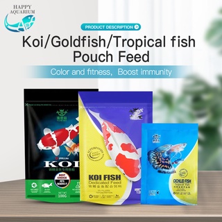 Koi Fish Food Koi Growth Betta Fish Food Guppy Fish Food (Trial Pack)