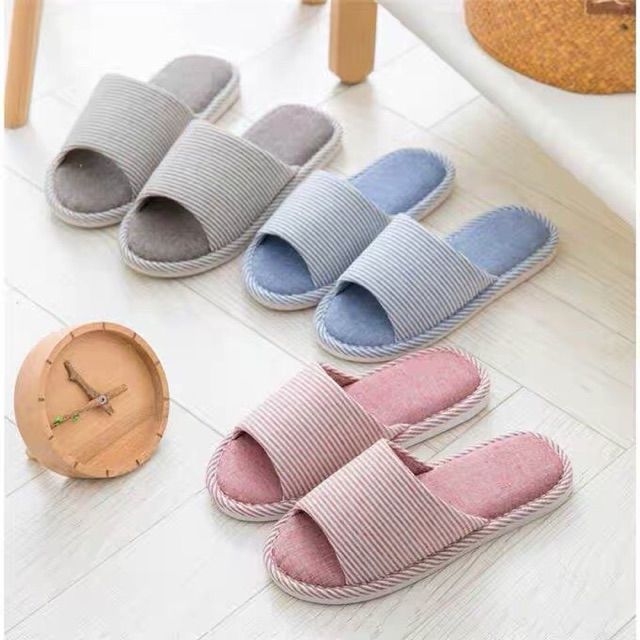 cotton slip on slippers