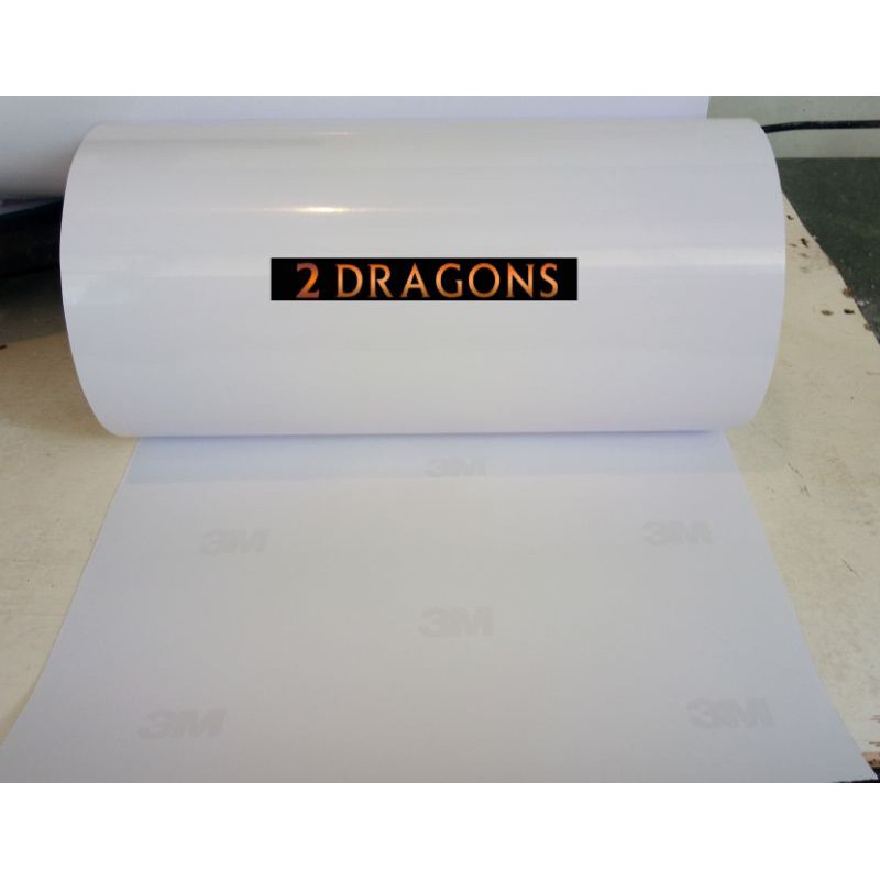 3M IJ1510 Printable Vinyl Sticker Roll Glossy White 12.5 inches for